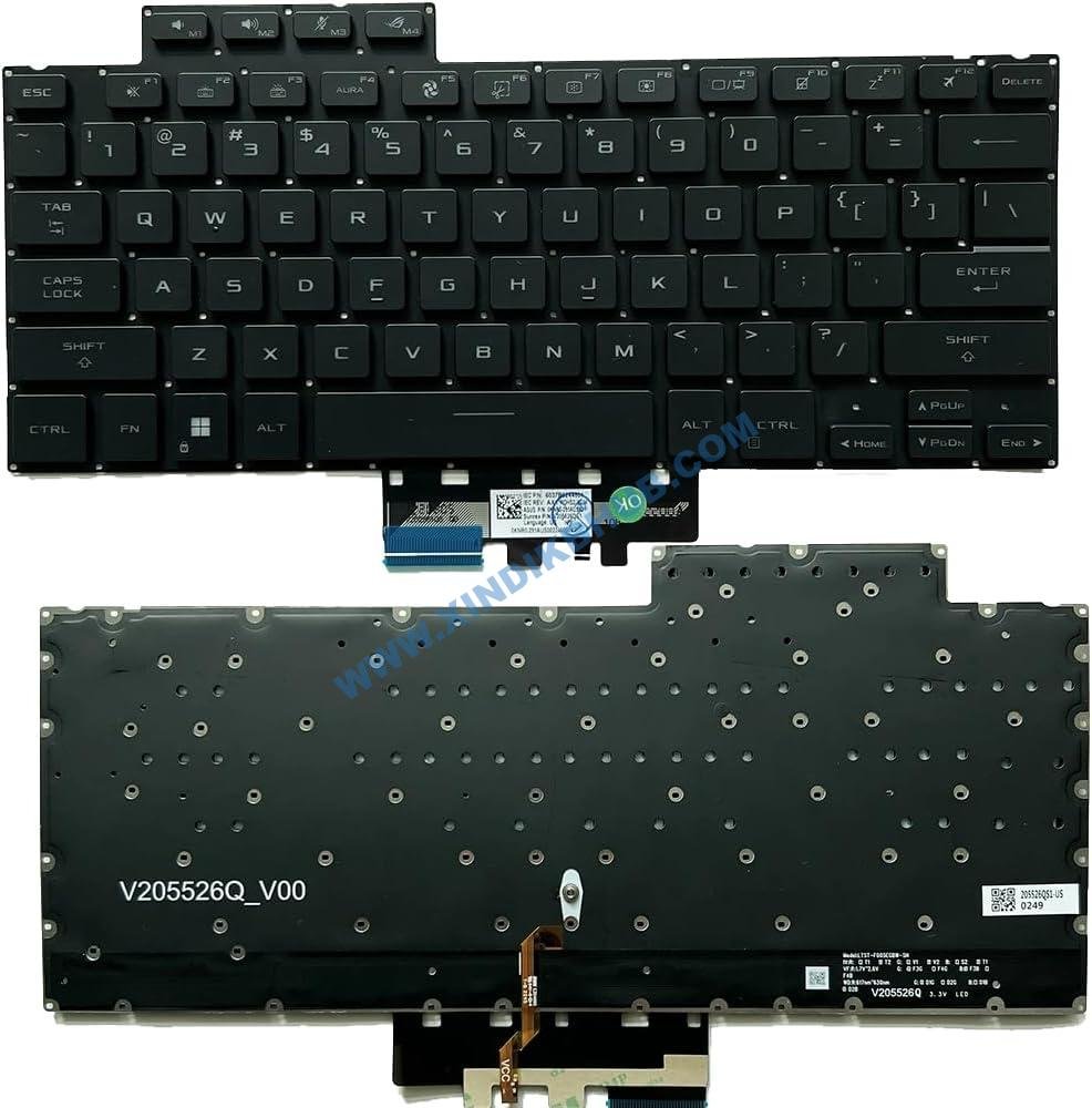 61DxE-Qu9ZL._AC_SL1000_.jpg XINDIKBHUB US RGB Backlit Laptop Keyboard for ASUS ROG Zephyrus G14 GA402 GA402R GA402RJ GA402RK US RGB Backlit - Image 1