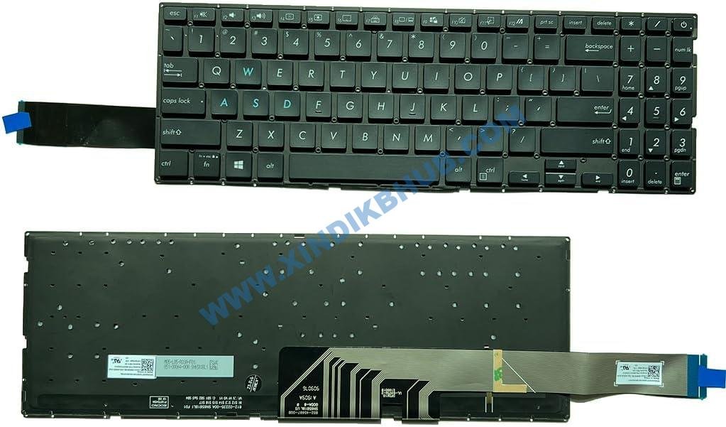 61E2ueZ7mVL._AC_SL1024_.jpg XINDIKBHUB US Backlit Laptop Replacement Keyboard for for ASUS X571 X571F X571G X571GD X571GT X571U K571 K571GT F571GT Mars15 VX60 VX60GT Laptop SN6581BL Backlit - Image 1