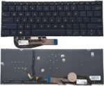XINDIKBHUB US Backlit Keyboard for Asus ZenBook UX390 UX390U UX390UA UX390UA-DH51 UX390UAK Keyboard US Royal Blue