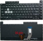 XINDIKBHUB US RGB Backlit Keyboard for ASUS ROG Strix G531 G531G G53GD G531GT G531GU G531GW G531GV G512 G512LV G512LU G512LI G512LW 16Pin
