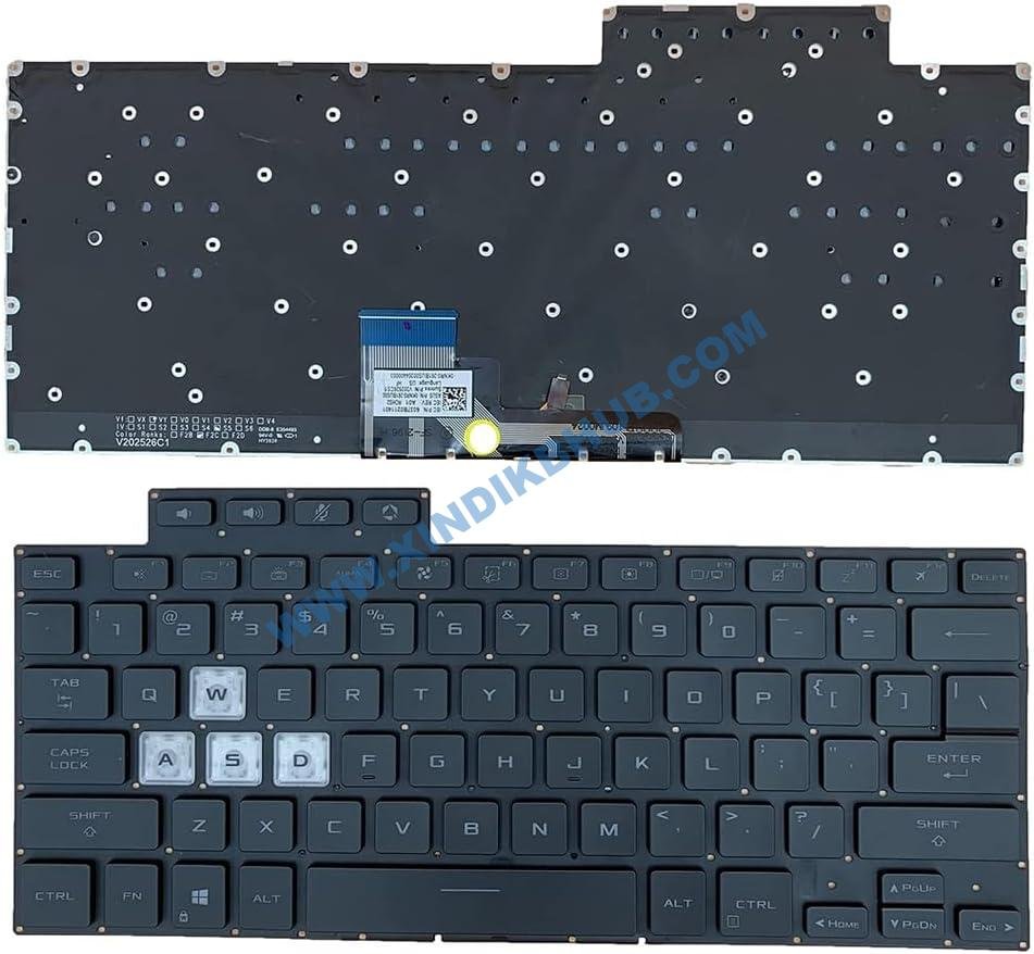 61IkcIQLhDL._AC_SL1000_.jpg XINDIKBHUB US Backlit Keyboard for ASUS TUF F15 FA516II FA516IH FX516 FX516PR FX516P FX516PM FX516PE FA516 V202526CS1 0KNR0-261BUS00 - Image 1
