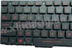 XINDIKBHUB US Red Backlit Keyboard for ASUS GL553V GL553VW FX553V FX553VD FX553VE GL753 GL753V/VD ZX553VD ZX53V FZ53V ZX73 - Image 4
