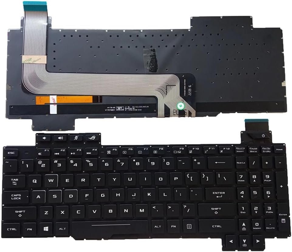 61PW3jW0LCL._AC_SL1000_.jpg XINDIKBHUB US Backlit Laptop Replacement Keyboard for Asus ROG Strix GL703 GL703V GL703VD GL703GE US Layout - Image 1
