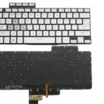 XINDIKBHUB US Backlit Keyboard for ASUS TUF Air FX516 FX516P FX516PR FX516PM FA516 White