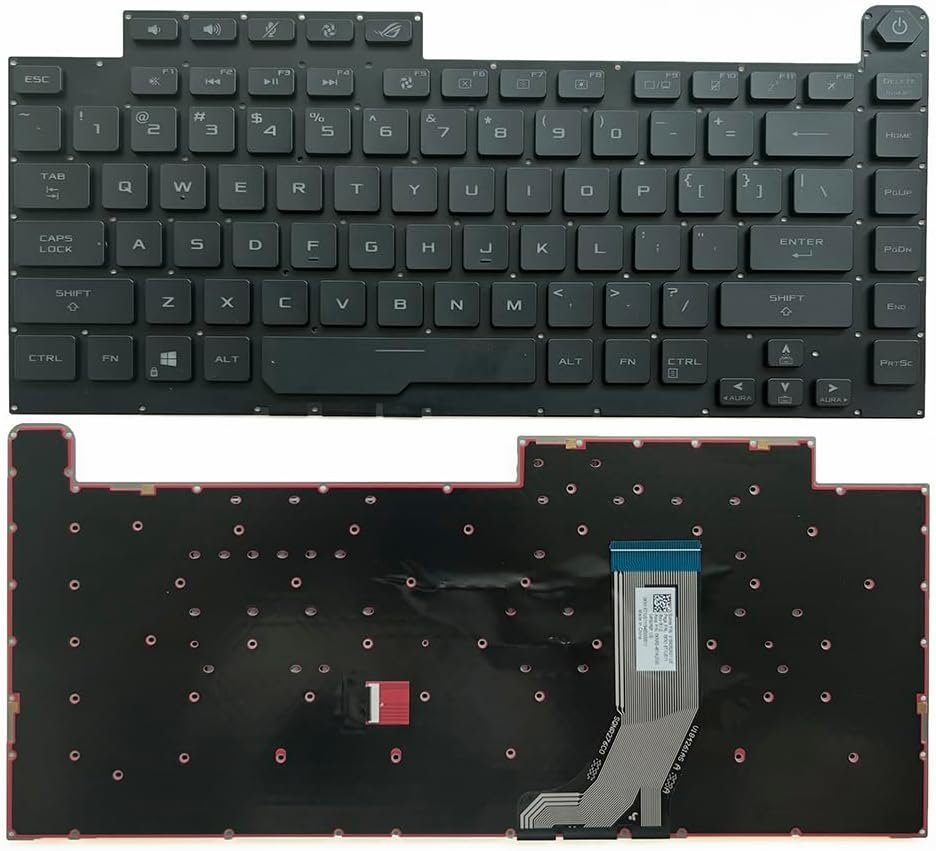 61ZCPH2UnKL._AC_SL1000_.jpg Replacement Keyboard for ASUS Strix Scar G531GW G531GV G531GT G532LWS G532LV G532LW B0CFLC5X7R DB76 RGB Backlit US Layout - Image 1