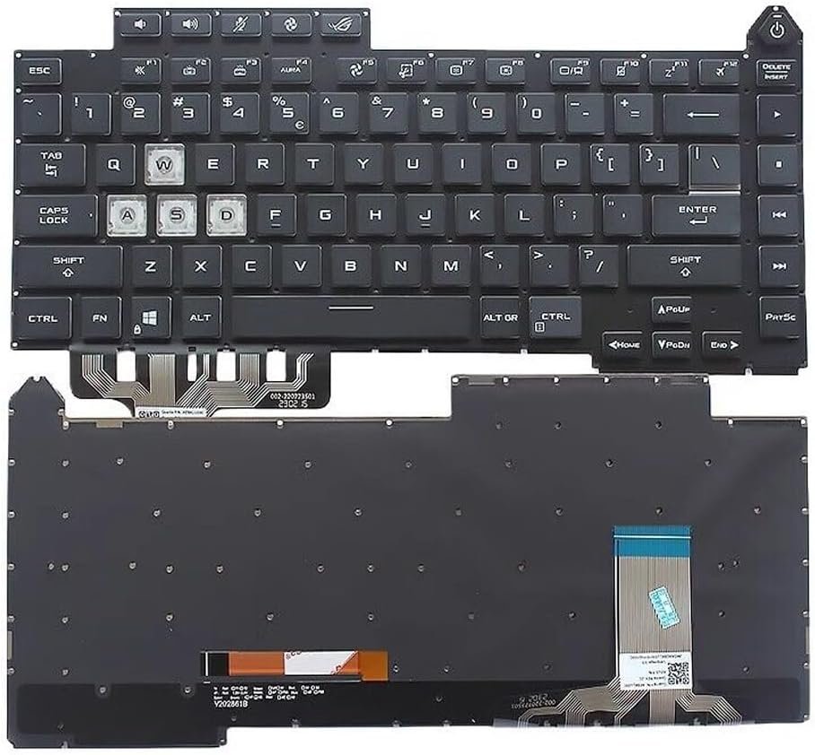 61bZFnHA-2L._AC_SL1000_.jpg XINDIKBHUB US Backlit Laptop Keyboard for Asus ROG Strix G15 G513 G513Q G513QM G513QY G533 Keyboard US Backlit 2021 - Image 1