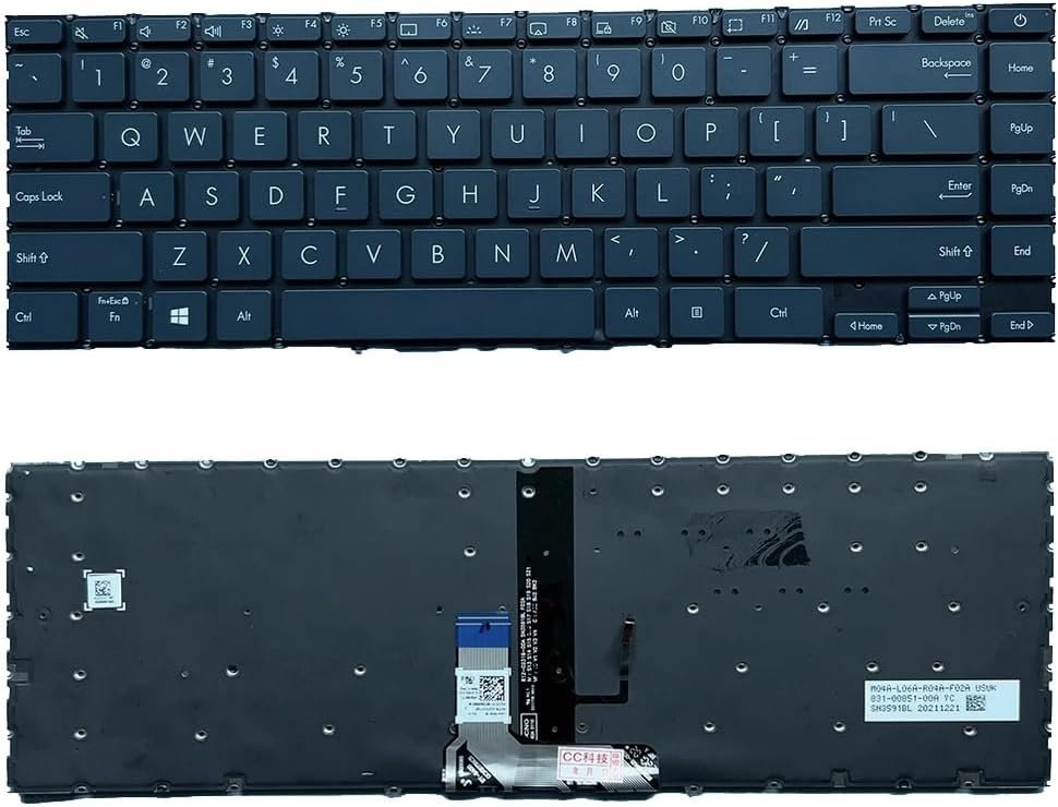 61byR74NEML._AC_SL1024_.jpg XINDIKBHUB US Backlit Laptop Replacement Keyboard for Asus ZenBook 14 UM425I UM425IA UM425QA UX425 UX425J UX425JA UX425E UX425EA U4700 Backlit SN3591BL - Image 1