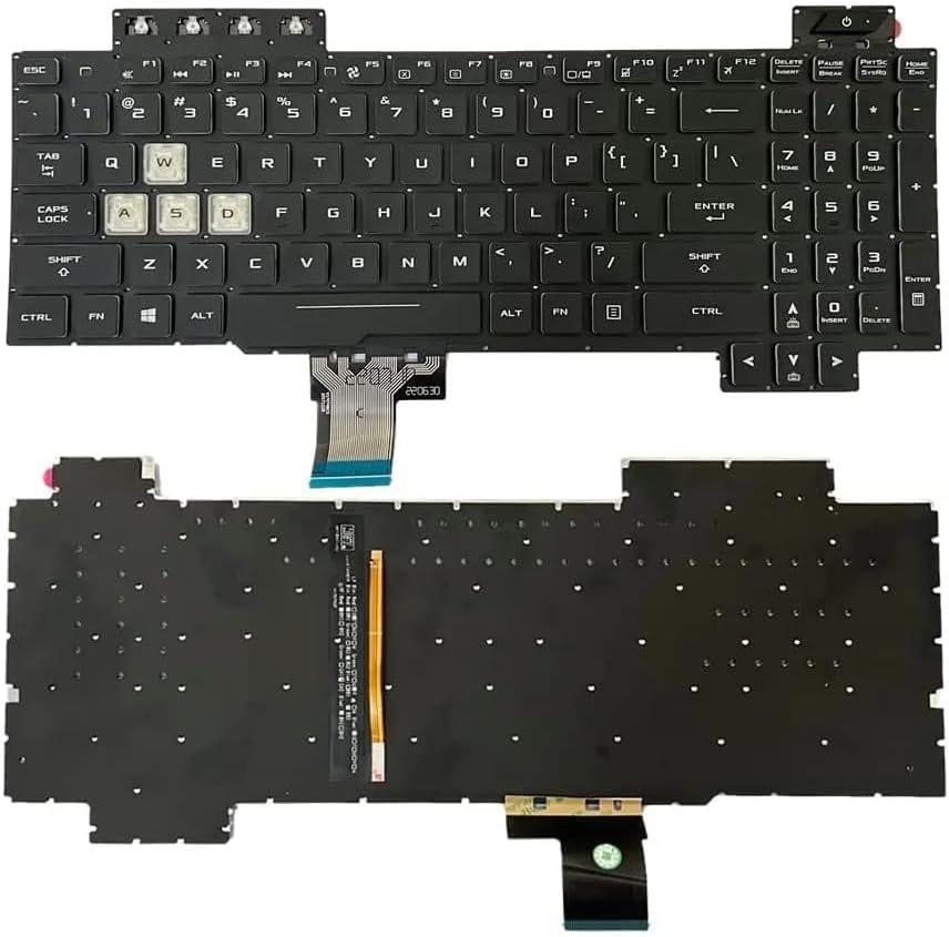 61cDdPWgdYL._AC_SL1000_.jpg XINDIKBHUB US RGB Backlit Keyboard for Asus TUF Gaming FX505DT FX505DU FX505DY FX505G FX505GM FX505GE FX505GD FX505GT FX504 FX505 FX705 FX80 FX86 FX95 - Image 1