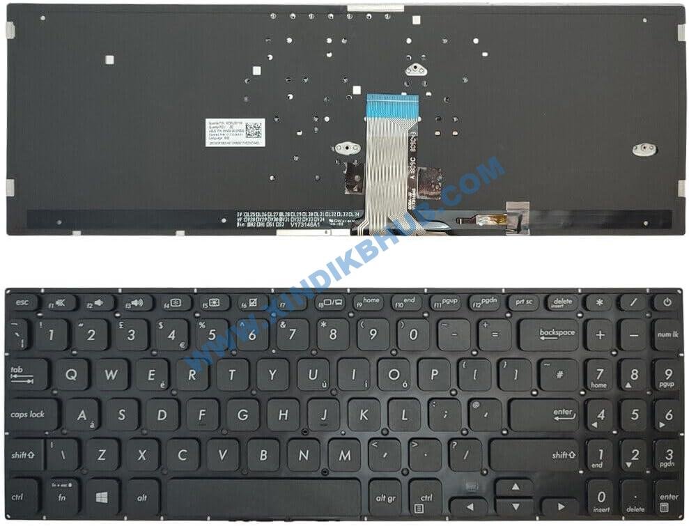 61dDGpTlIL._AC_SL1000_.jpg XINDIKBHUB US Backlit Keyboard for Asus Vivobook S15 X530 X530FA X530UN S530UA S530UN S530FA S5300F S5300FN K530FA K530F V5000FL Y5100UB Y5100UN - Image 1