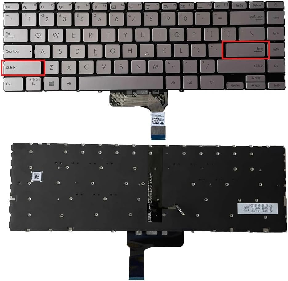 61l-K6tLcWL._AC_SL1000_.jpg XINDIKBHUB US Backlit Laptop Replacement Keyboard for Asus ZenBook 14 UM425I UM425IA UM425QA UX425 UX425J UX425JA UX425E UX425EA U4700 Backlit Rose Gold - Image 1