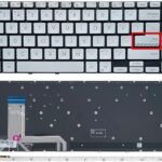 XINDIKBHUB US Backlit Laptop Replacement Keyboard for Asus Vivobook 15 X1502 X1502ZA M1502 X1503 M1503QA X1504 Pro16 X1603Z M1603 X1605 Silver