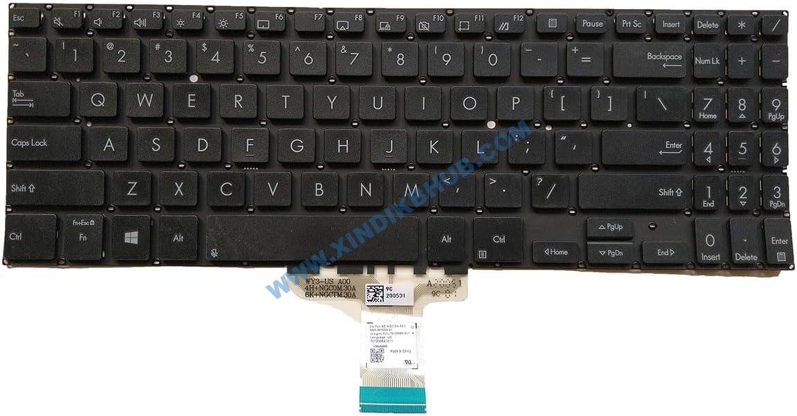 61mnh8ODliL._AC_SL1200_.jpg XINDIKBHUB US Laptop Replacement Keyboard for Asus Expertbook B1500C B1500 B1500CEA - Image 1