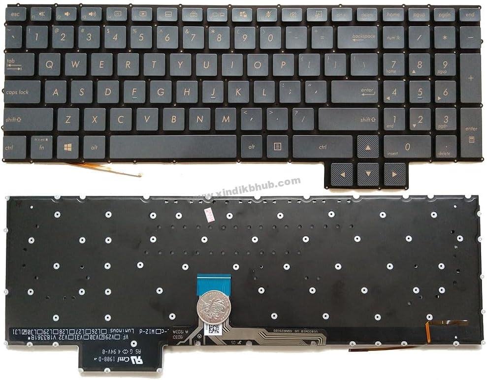 61n1Fmj8fFL._AC_SL1000_.jpg XINDIKBHUB US Backlit Laptop Keyboard for Asus ProArt StudioBook Pro X W730 W730G5T 0KNB0-661DRU00 (Dark Blue with Backlit) - Image 1