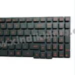 XINDIKBHUB US Red Backlit Keyboard for ASUS GL553V GL553VW FX553V FX553VD FX553VE GL753 GL753V/VD ZX553VD ZX53V FZ53V ZX73 - Image 5