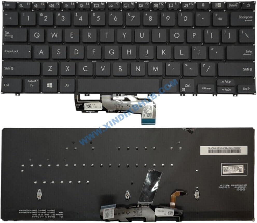 61w5cUzFgL._AC_SL1000_.jpg XINDIKBHUB US Backlit Laptop Replacement Keyboard for Asus ExpertBook B9 B9450 B9450F B9450FA with Backlit - Image 1
