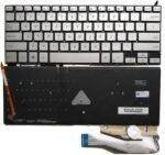 XINDIKBHUB US Backlit Keyboard Keyboard for ASUS Q405U Q405UA with Backlit Silver