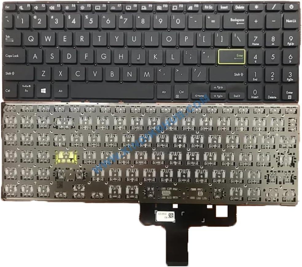 61xjicUzXVL._AC_SL1000_.jpg XINDIKBHUB US Laptop Replacement Keyboard for ASUS Vivobook S15 S533 S533E S533EA S533FA X521 15X 2020 X521FL X521FA D533UA D533 D533U Black - Image 1