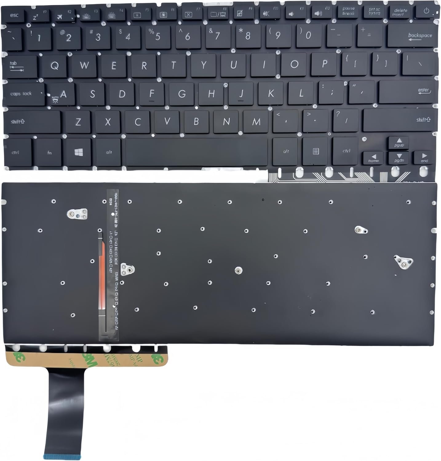 71-rbXz4X9L._AC_SL1500_.jpg XINDIKBHUB US Keyboard for Asus ZenBook UX330 UX330C UX330CA UX330CAK UX330UA UX330U-Black with Backlight - Image 1