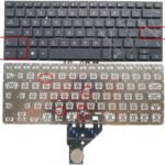 XINDIKBHUB US Laptop Replacement Keyboard for ASUS PRO P5440 P5440UF P5440UA PU404 Black US Without Backlit Laptop