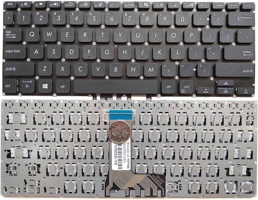 71YxujOf7xL._AC_SL1200_.jpg XINDIKBHUB US Keyboard Keyboard for ASUS Vivobook 14 X409 X409U X409F X409FA FL-Black - Image 1