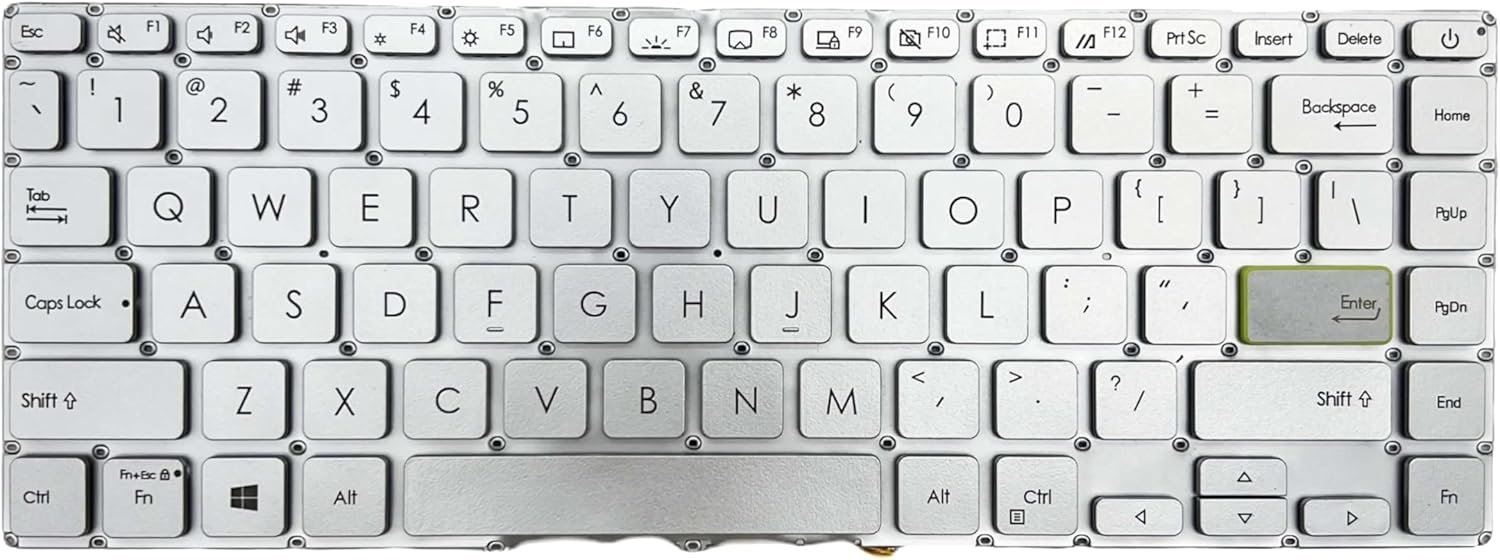 71i5zc9bVoL._AC_SL1500_.jpg XINDIKBHUB US Backlit Laptop Replacement Keyboard for Asus VivoBook S14 S433 S433E S433EA S433F S433JQ X421 Keyboard US Backlit-Silvery - Image 1