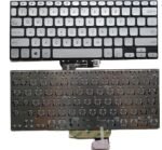 XINDIKBHUB US Laptop Keyboard for Asus VivoBook S430FA S430FN S430UA X430FA X430FN X430UA Silver