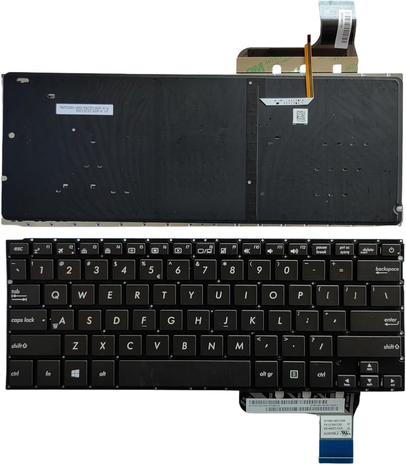 71myN6m70lL._AC_SL1500_.jpg XINDIKBHUB Laptop Replacement US Keyboard for ASUS UX303 UX303U UX303UA UX303UB U303L Layout -Black (with Backlight) - Image 1