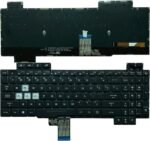 XINDIKBHUB US Backlit Laptop Replacement Keyboard for Asus ROG Strix GL504 GL504G GL504GM GL504V GL504GS GL504GV GL504GW GL504GM-DS74 RGB Colorful Backlit