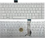 XINDIKBHUB US Notebook Replacement Keyboard for ASUS E402 E402M E402MA E402SA E402S E403SA E402N R417 R417S R417M R417MA R417SA L402S -No Backlit (White)