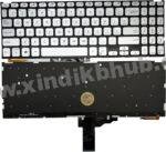XINDIKBHUB Laptop Replacement US Keyboard for Asus X509 X509FA X509FB X509FJ X509FL X509MA X509UA X509UB Layout -with Backlight (Silvery)