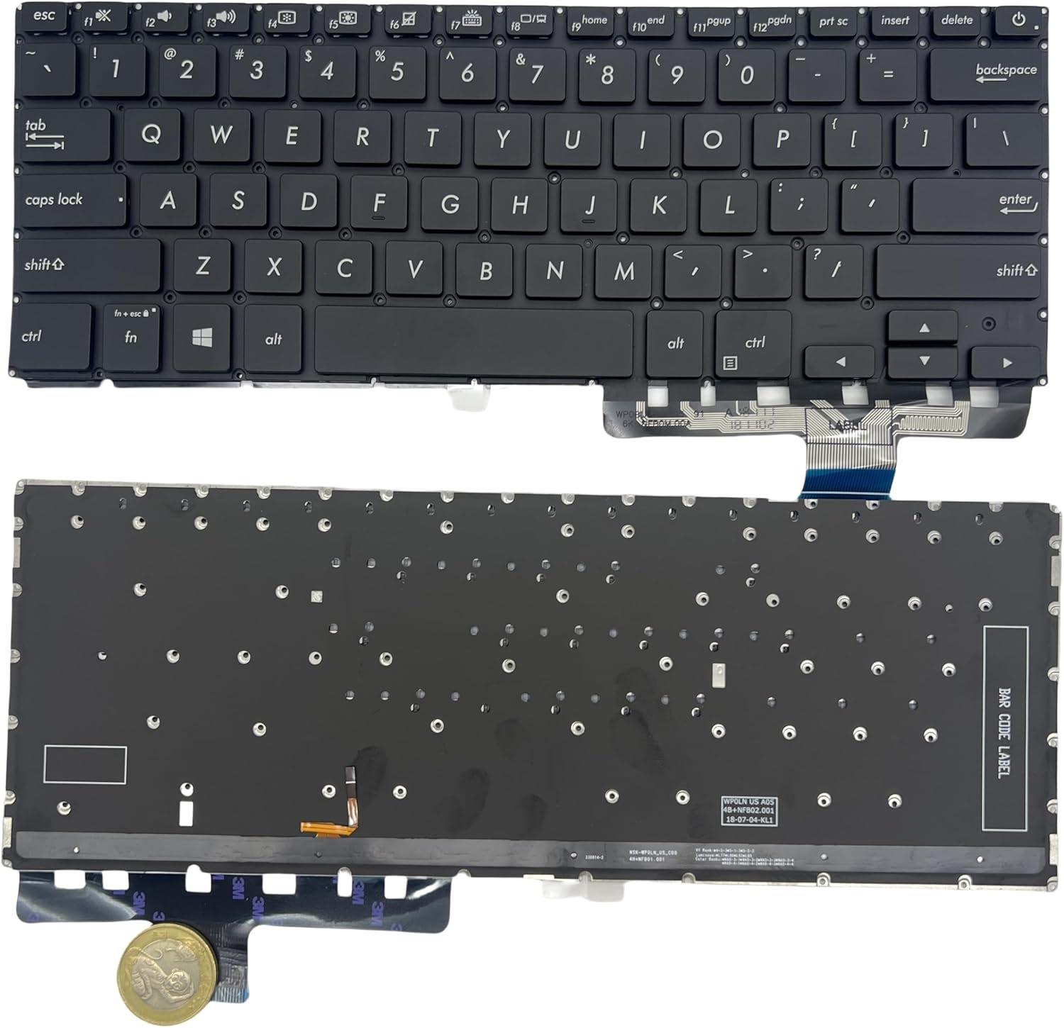81YFKbxCFYL._AC_SL1500_.jpg XINDIKBHUB US Keyboard for ASUS Pro 14 UX450 UX450F UX450FD UX450FDX 13N1-5SA0211 Black (with Backlight) - Image 1