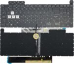 XINDIKBHUB US RGB Backlit Laptop Keyboard for ASUS TUF Gaming FX507 FX507ZE FX507ZM FX507ZR FX507ZC FX517 FA507 FA507R GA507 V210846DS1