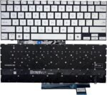 XINDIKBHUB US Backlit Laptop Replacement Keyboard for Asus Vivobook S 14 OLED S5406 M5406 -with Backlight (Silvery)