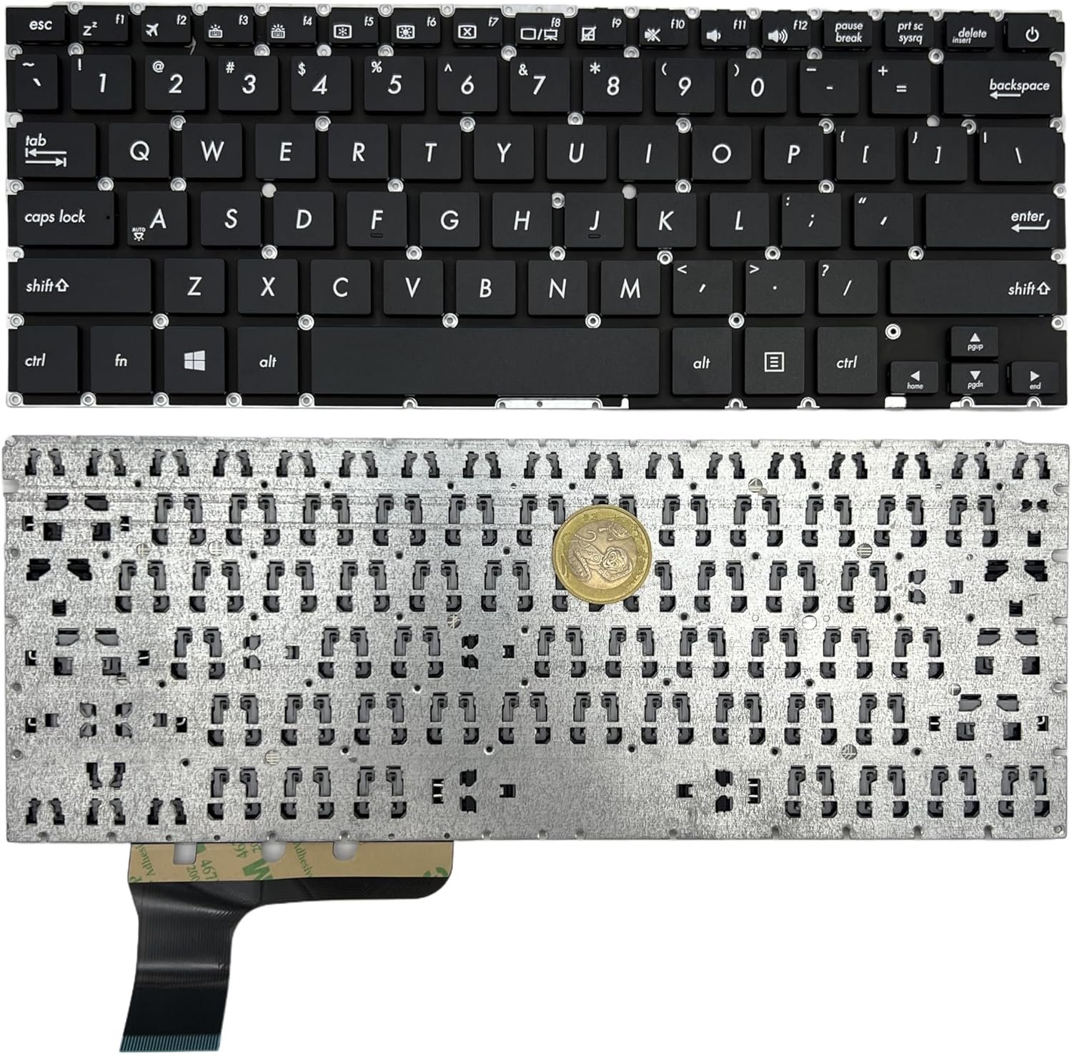 91fQj4VHl4L._AC_SL1500_.jpg XINDIKBHUB Laptop Replacement US Keyboard for ASUS UX303 UX303U UX303UA UX303UB U303L Layout -Black (No Backlight) - Image 1