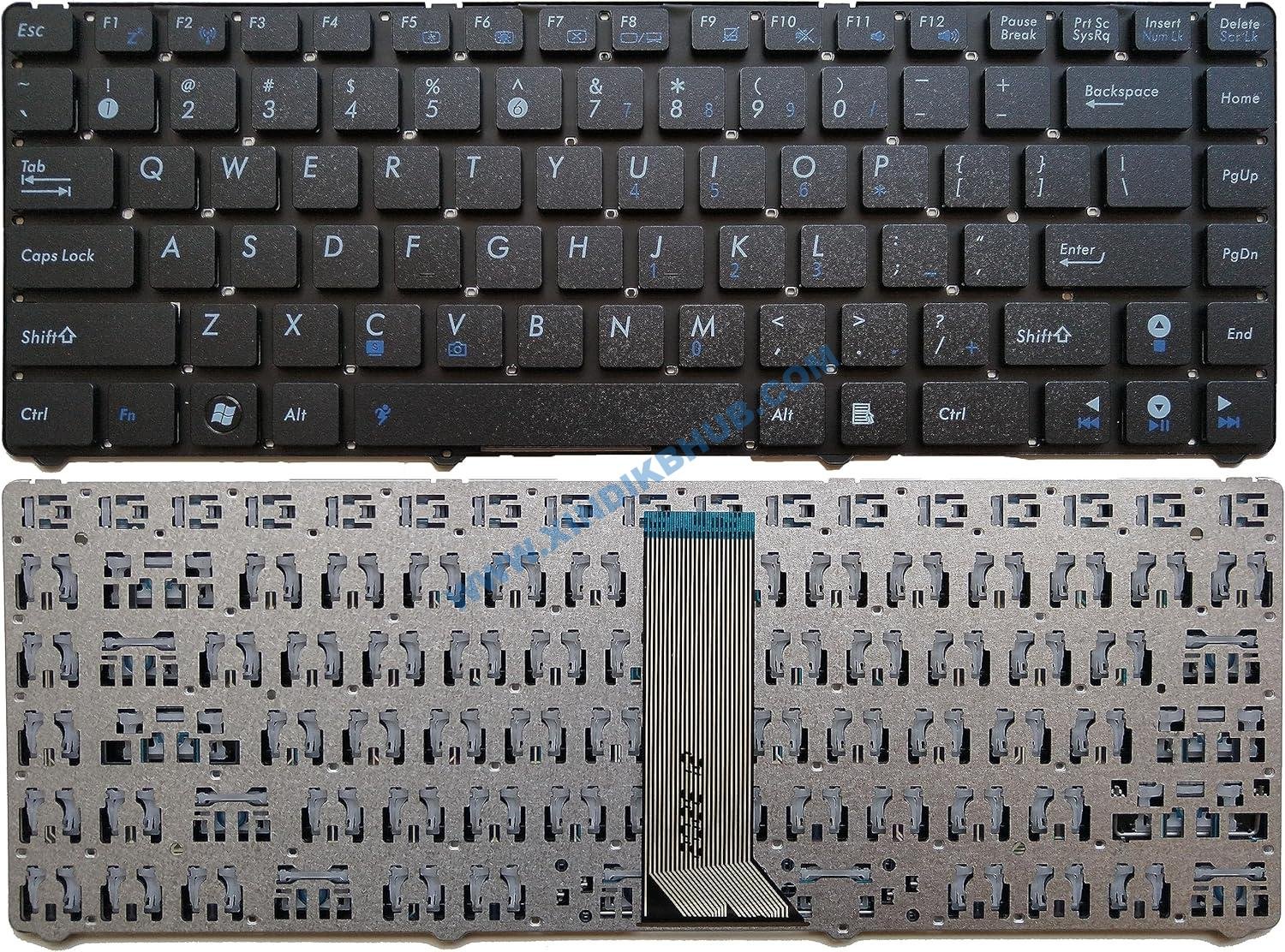 A1kSzw3KxjL._AC_SL1500_.jpg XINDIKBHUB Laptop Replacement US Non-Backlit Keyboard for ASUS Eee PC 1215 1215B 1215BT 1201T 1201HA 1201HAB 1201N Black - Image 1