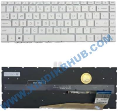 31-mwH4PyXL._AC_.jpg US Layout Backlit Laptop for HP Pavilion Plus 14-EH 14-EH0500SA 14-EH0010NR 14-EY 14-EY0035 14-EY0031AU TPN-W154 N01214-001 SN1A80B5 Replacement Keyboard -with Backlight (White) - Image 1