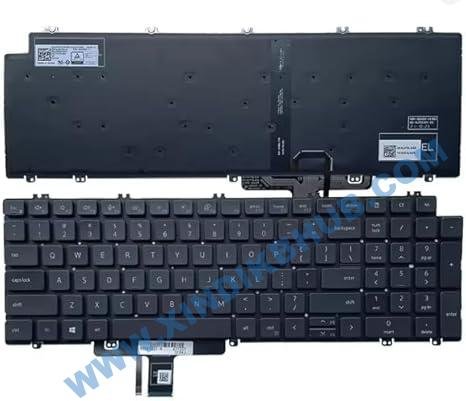 41fTsCTA34L._AC_SX466_.jpg US Backlit Laptop Replacement Keyboard for Dell Precision 3571 3580 3560 3561 3570 7770 7780 7670 7680 P104F 0N7N16 -with Backlight/Black - Image 1
