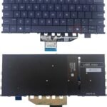 US Layout Backlit Laptop for HP OmniBook X Flip 16-AS0033DX 16-AS0043DX 16-AS0047NR 16-AS0013DX Replacement Keyboard (Grey)