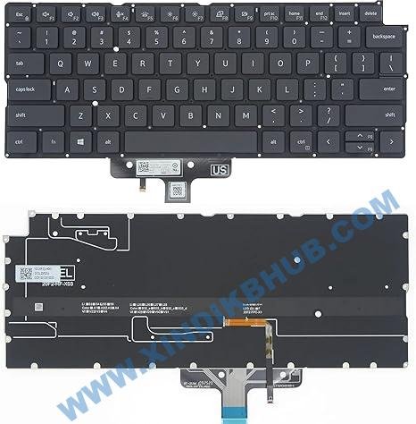 61BQ0ypSgL._AC_SX466_.jpg US Backlit Laptop Replacement Keyboard for Dell Latitude 9000 9430 9420 2 in 1 Backlight Teclado 085N0D 00Y0GG 85N0D 0Y0GG -with Backlight/Black - Image 1