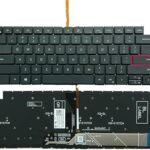US Layout Laptop for Dell Vostro 13 5320 P156G P156G001 Replacement Keyboard (Black with Backlit)