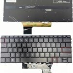 US Layout Laptop for HP Envy X360 16-AC 16-AC0023DX 16-AC0097NR 16-AC0009NA 16-AC0003CA 16-AD 16-AD0013DX TPN-C174 TPN-C175 Replacement Keyboard (Grey with Backlit)
