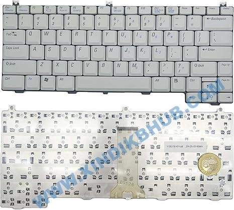 71CtEOzGDL._AC_SX466_.jpg US Layout Laptop Keyboard for Dell XPS M1210 -No Backlight/White - Image 1