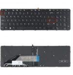 US Notebook Replacement Keyboard for HP PROBOOK 450 G3 450 G4 455 G3 455 G4 470 G3 470 G4 with Black Frame Laptop US Layout -No Pointer (No Backlight) - Image 2
