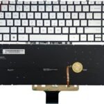 US Layout Backlit Laptop for HP Pavilion 14-EK 14T-EK 14-EK0023DX 14-EK1501SA 14-EP 14-EP0524SA 14-EM 14T-EP 14T-EM Replacement Keyboard (Silvery)