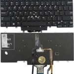 US Laptop Replacement Keyboard for Dell Latitude E5450 7470 7490 5480 5488 7480 7490 Black -with Backlit/Pointer