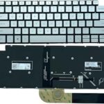 US Notebook Replacement Keyboard for Dell Inspiron 13 5390 5391 7391 14 5493 5498 7490 7491 Backlit -Silver