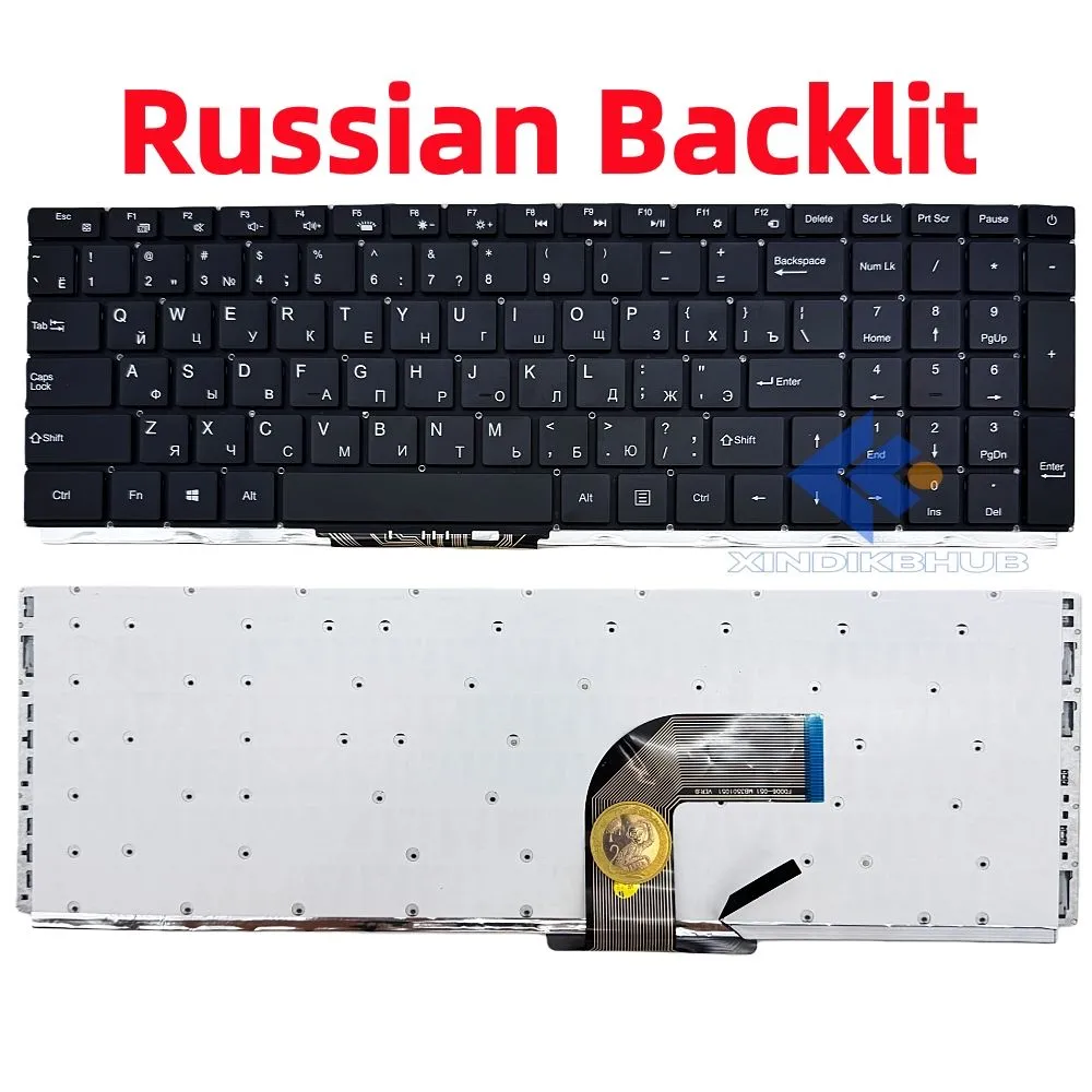 A15 Backlit Keyboard For HIPER WORKBOOK XU156H5WI 0822XU156H5WI0374 - Image 1
