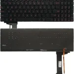 US Layout Backlit Laptop for Asus ROG GL552VL GL552VW GL552VX GL552JX 0KNB0-6611US00 Replacement Keyboard Scarlet Letter -with Red Backlight