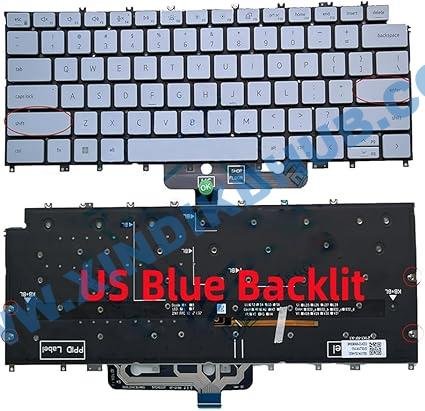 61MocOrliKL._AC_SX425_.jpg US Backlit Laptop Replacement Keyboard for DELL XPS 13 9315 13-9315 Notebook Laptop Keyboard Teclado 0TKH4F Backlight - Image 1