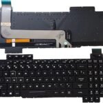 US Layout 4-Zone RGB Backlight for ASUS GL503 GL503V GL503VD GL503VM GL503GE Laptop Replacement Keyboard -Black (16PIN)